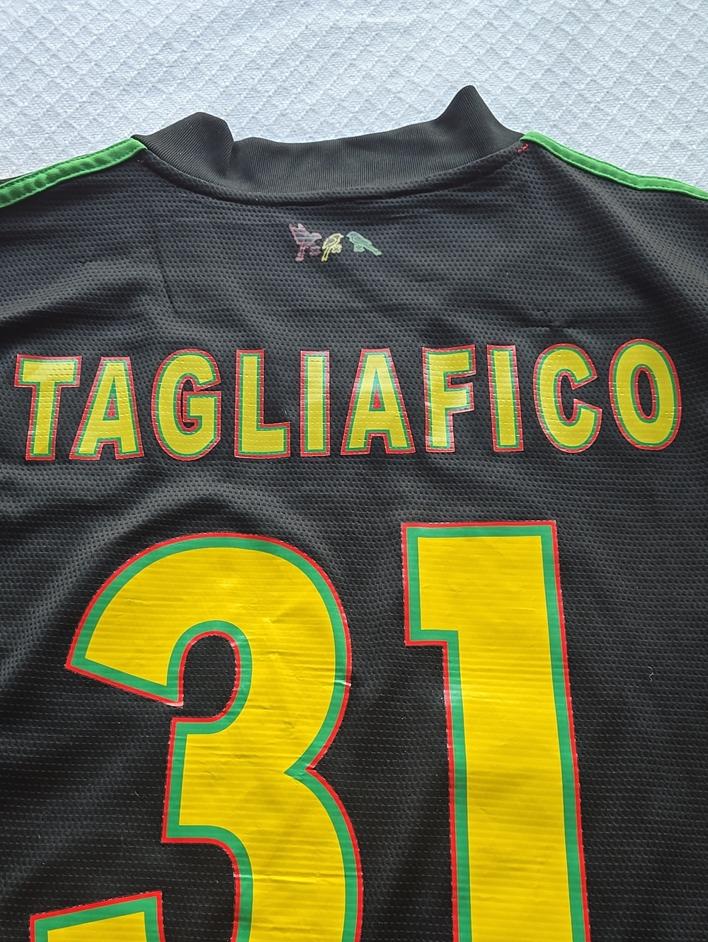 adidas Ajax Amsterdam 2021/22 Bob Marley Third Jersey Tagliafico 31 XL - Picture 9 of 16